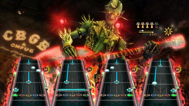 Guitar Hero: Warriors of Rock's background