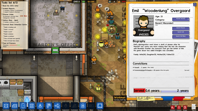 Prison Architect's background