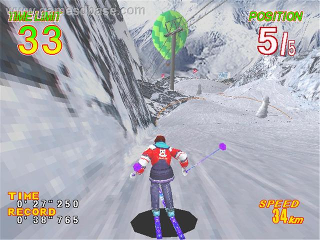 Alpine Racer 2's background