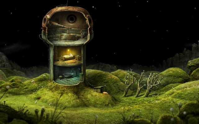 Samorost 3's background