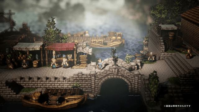 Octopath Traveler's background