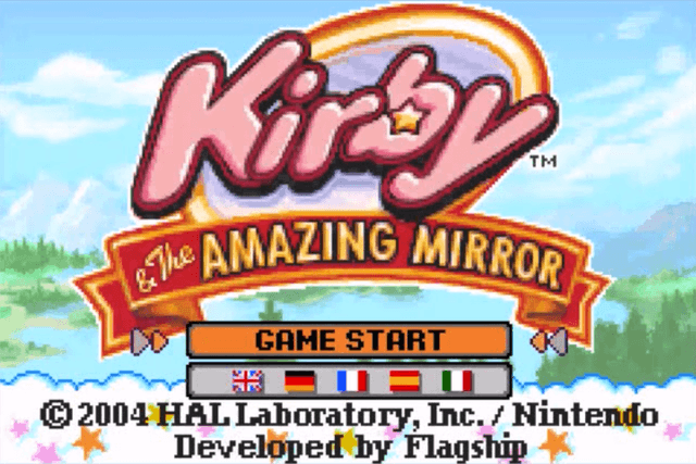 Kirby & the Amazing Mirror's background