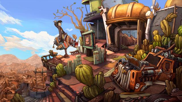 Deponia's background