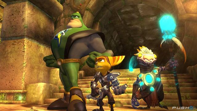 Ratchet & Clank Future: A Crack in Time's background