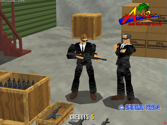 Virtua Cop's background
