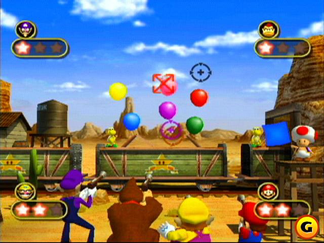 Mario Party 4's background