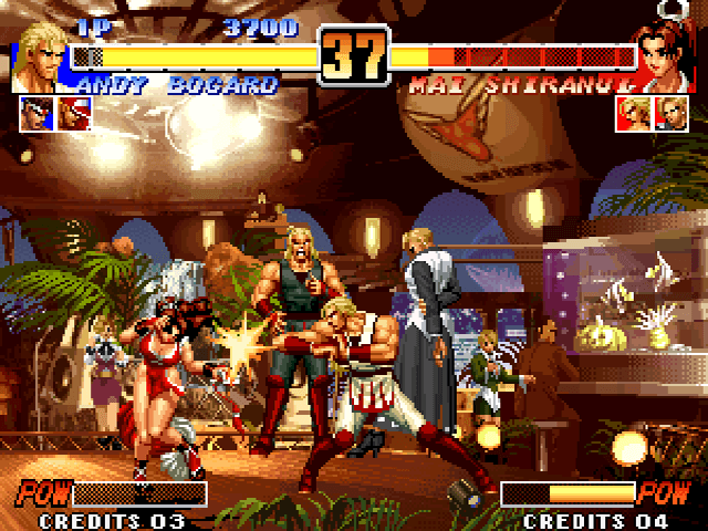 The King of Fighters '96's background