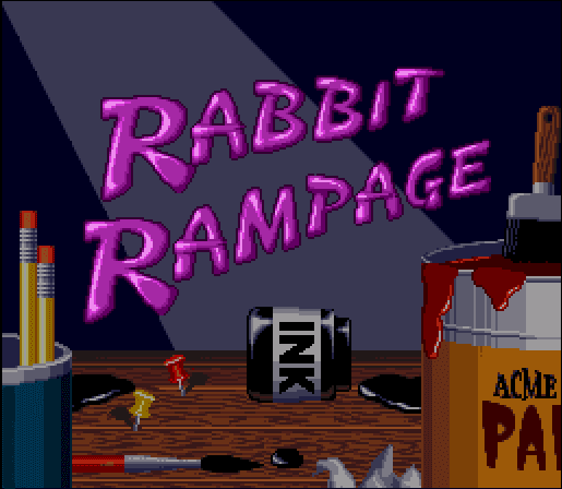Bugs Bunny Rabbit Rampage's background