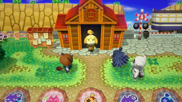 Animal Crossing: Amiibo Festival's background