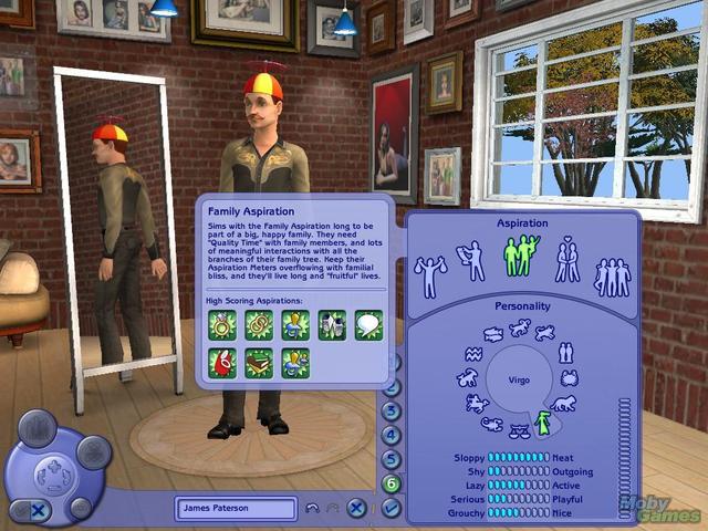 The Sims 2's background