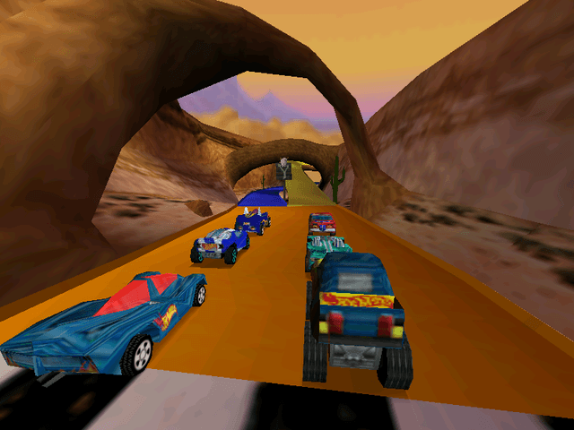 Hot Wheels Turbo Racing's background