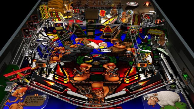 Worms Pinball's background