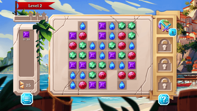 Jewel Quest: Match 3 Adventure's background