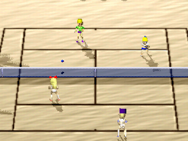 Namco Tennis Smash Court's background