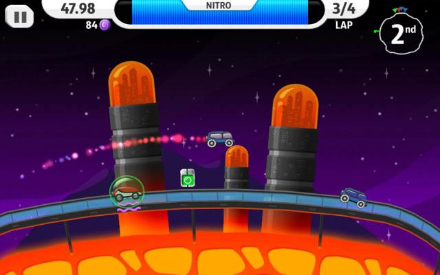 Lunar Racer's background