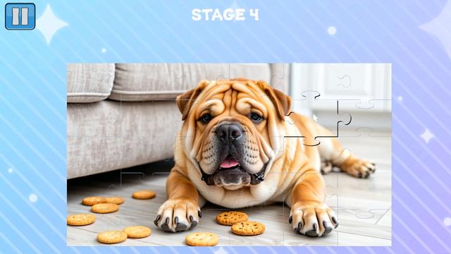 Puffy Dog Puzzle's background