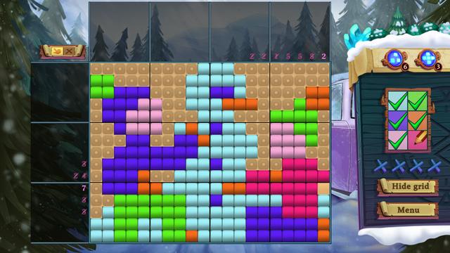 Adventure Mosaics: Winter Holidays's background