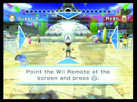 Wii Sports Resort's background