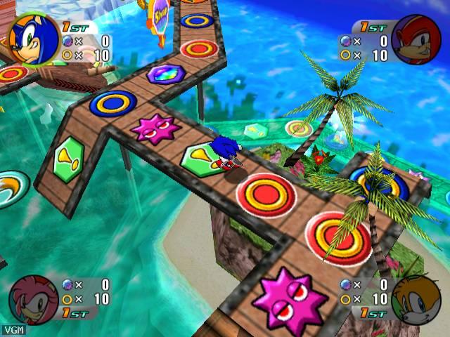 Sonic Shuffle's background