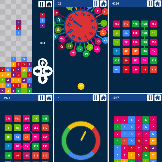 Numbers Planet: Games and Puzzles's background