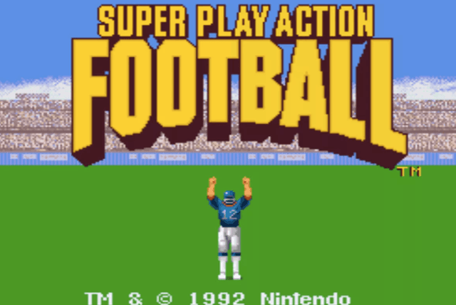 Super Play Action Football's background