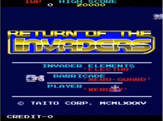 Return of the Invaders's background