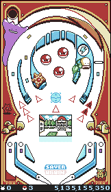 Pokémon Pinball's background