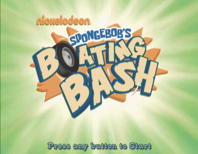 SpongeBob's Boating Bash's background