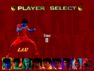 Jackie Chan in Fists of Fire's background