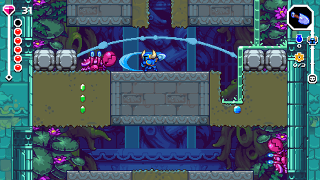 Shovel Knight Dig's background