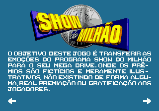 Show do Milhão's background