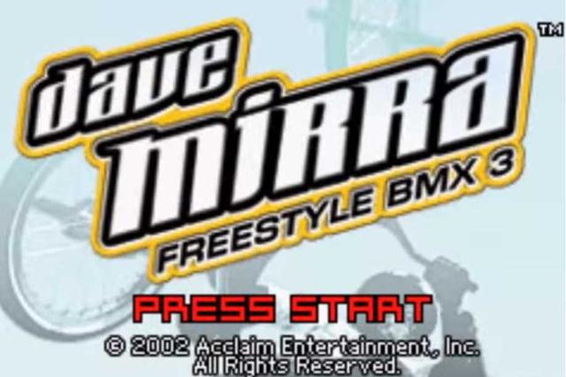 Dave Mirra Freestyle BMX 3's background