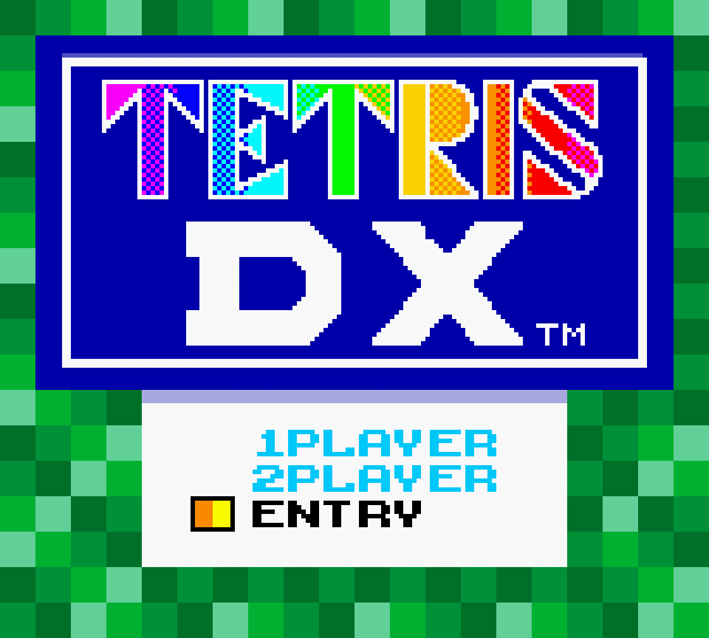 Tetris DX's background