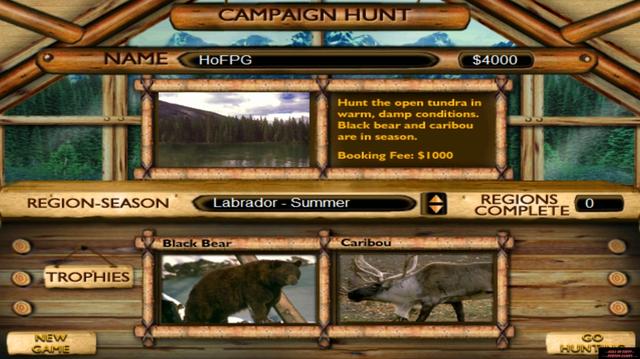 Cabela's Big Game Hunter 4's background