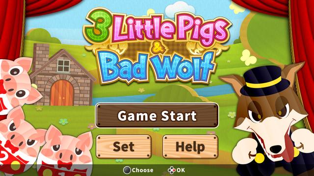 3 Little Pigs & Bad Wolf's background