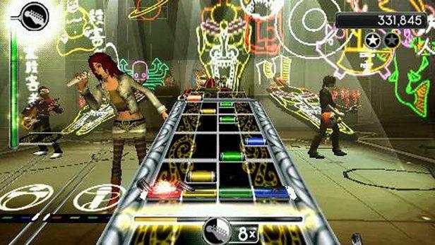 Rock Band Unplugged's background