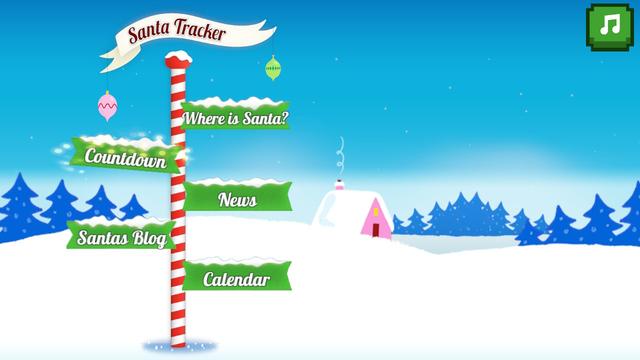 Santa Tracker's background