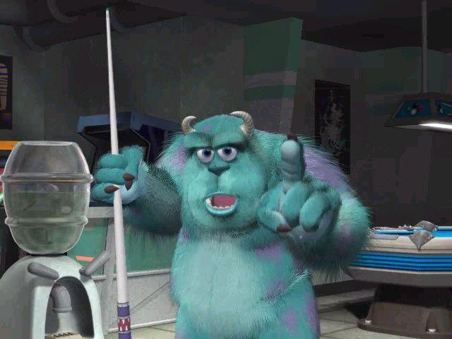 Monsters, Inc.: Wreck Room Arcade - Eight Ball Chaos's background