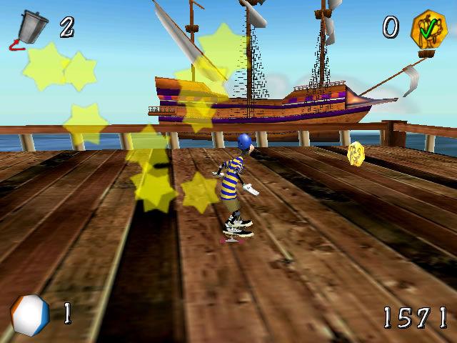 Disney's Extremely Goofy Skateboarding's background