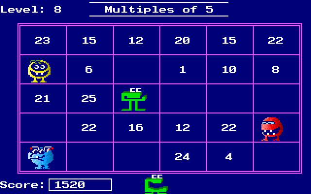 Number Munchers's background