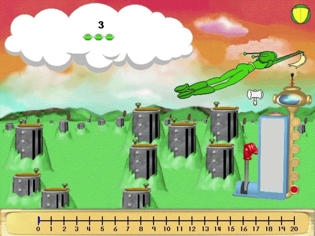 Math Blaster Jr.'s background