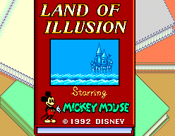 Land of Illusion Starring Mickey Mouse's background