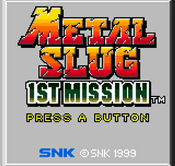 Metal Slug 1st Mission's background