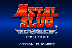 Metal Slug Advance's background