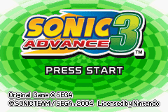 Sonic Advance 3's background