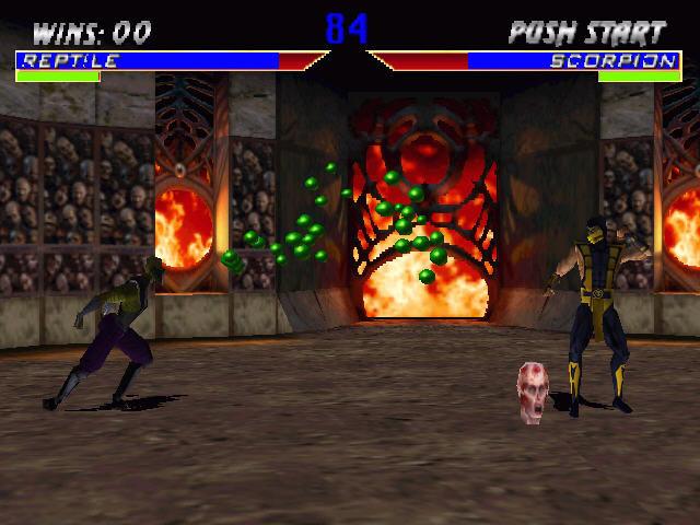 Mortal Kombat 4's background