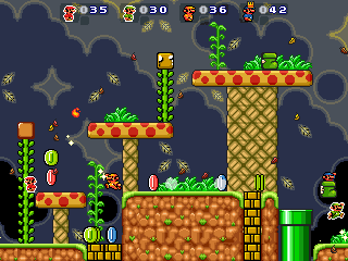 Super Mario War's background