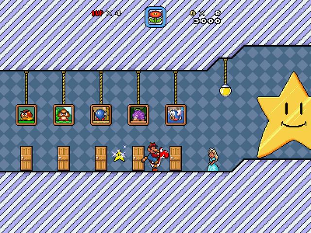 Super Mario Bros. X's background