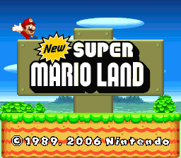 New Super Mario Land's background