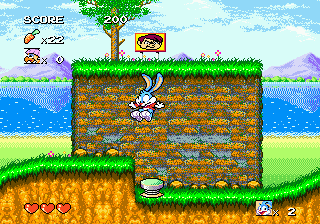 Tiny Toon Adventures: Buster's Hidden Treasure's background
